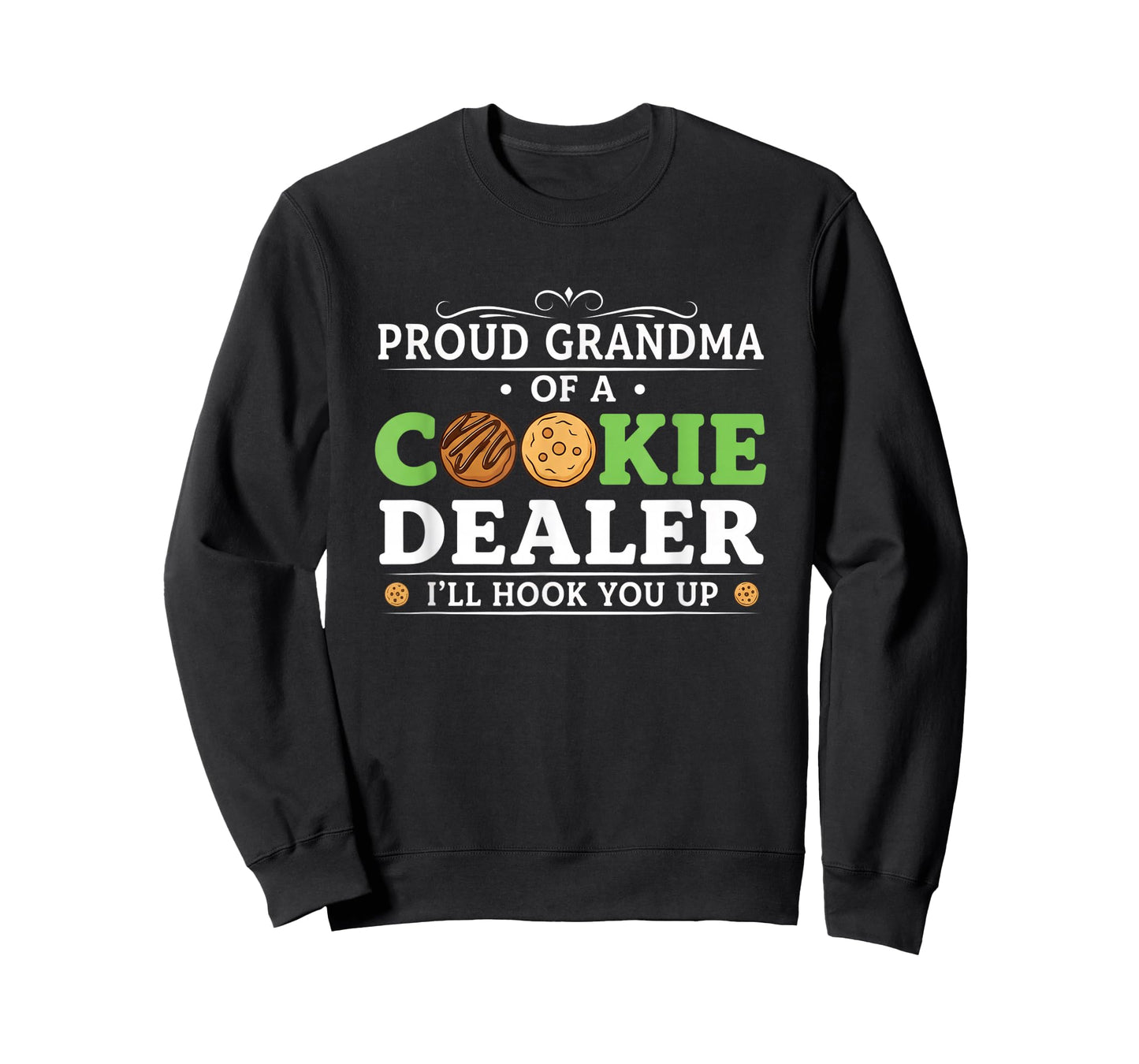 Grandparent Proud Grandma of A Cookie Dealer Funny Grandma T-Shirt