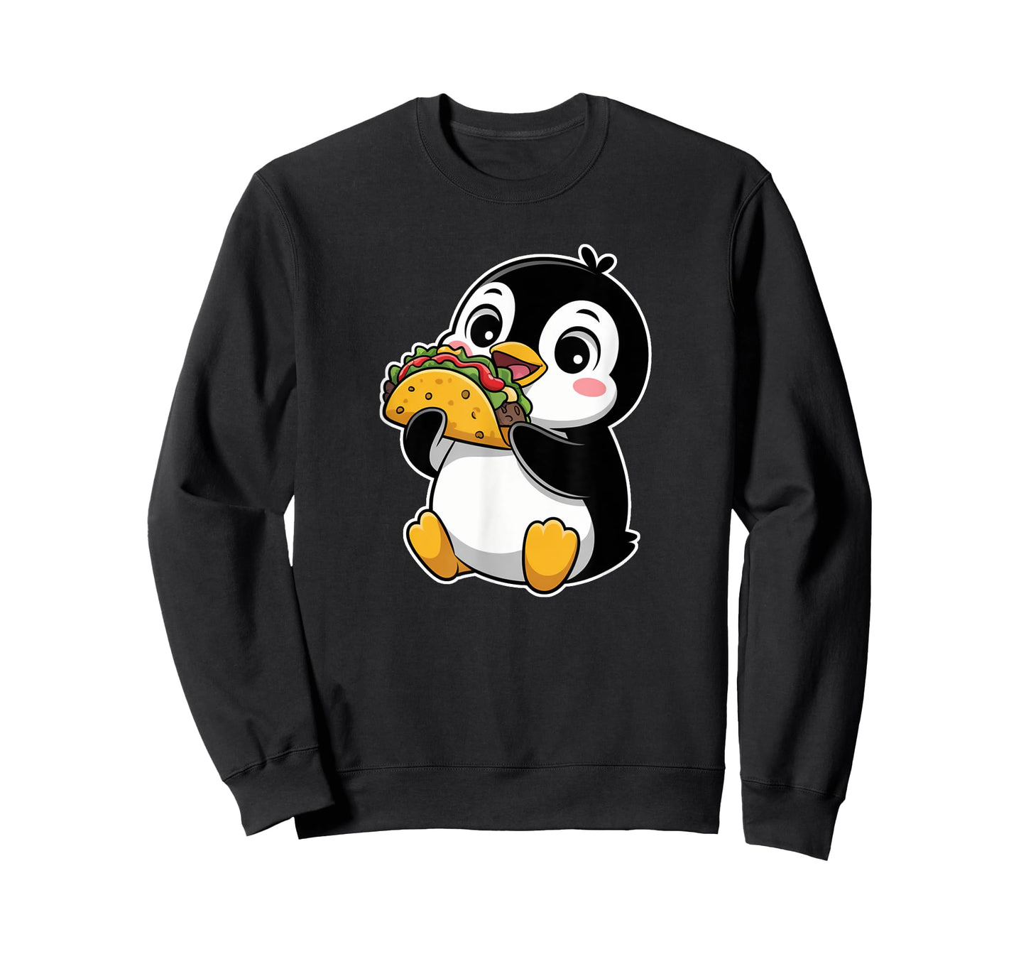Penguin Eating Taco Shirt Cute Penguin Tacos T-Shirt
