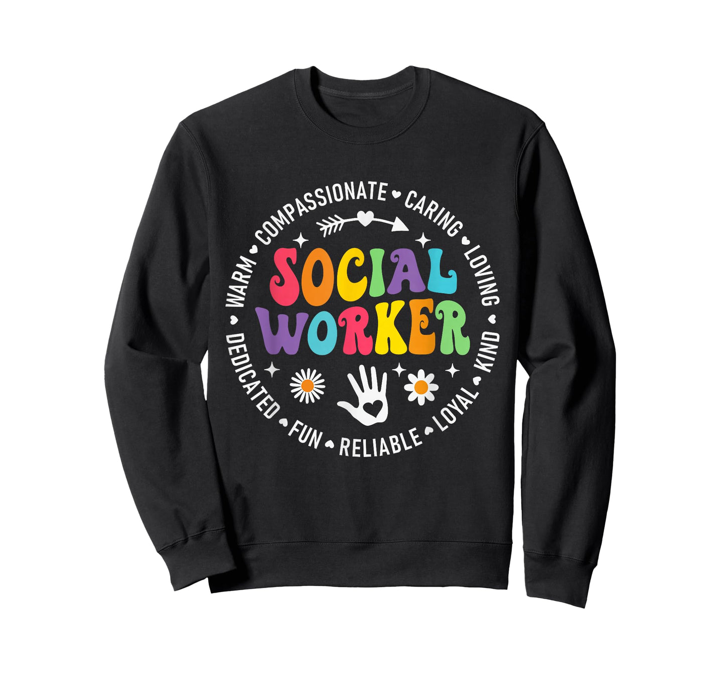 Retro Social Work Month Appreciation Day Support Squad T-Shirt