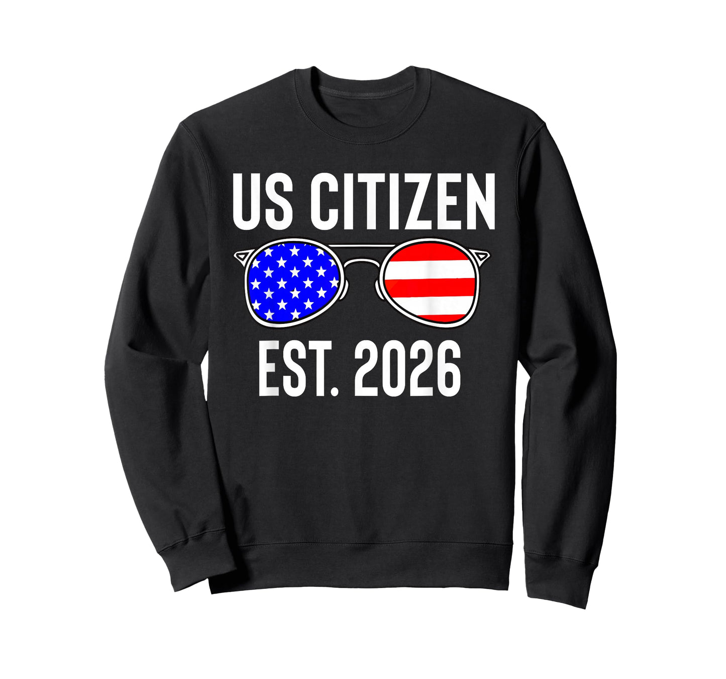 New US Citizen Est 2026 American Immigrant Citizenship Flag T-Shirt