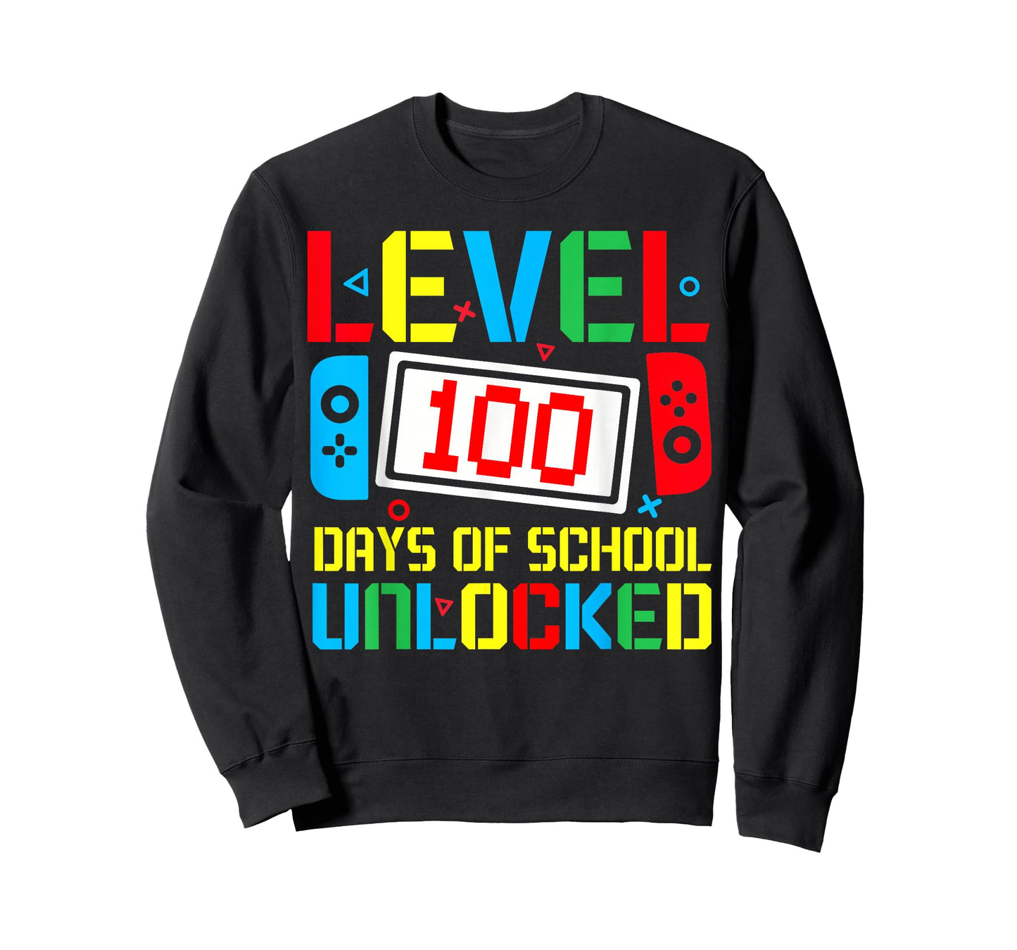 Level 100 Days of School Unlocked Video Game Boys Girls Kids T-Shirt