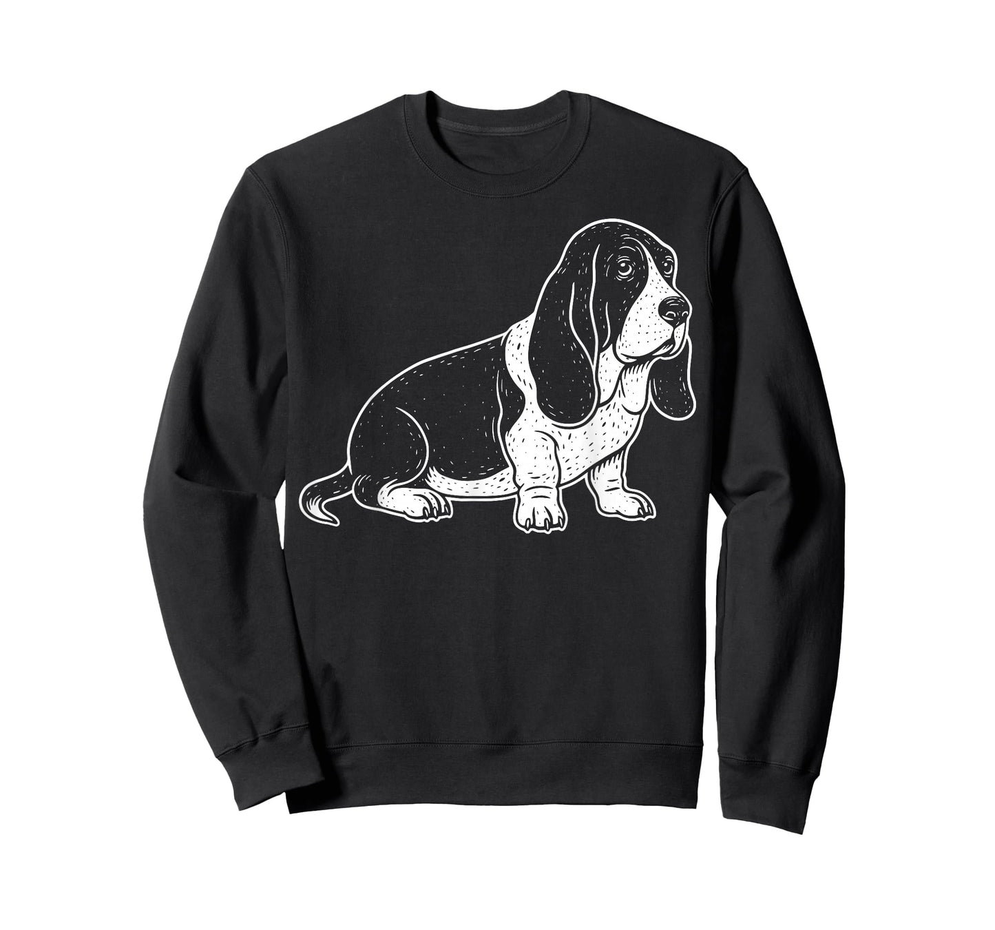 Basset Hound Illustration T-Shirt