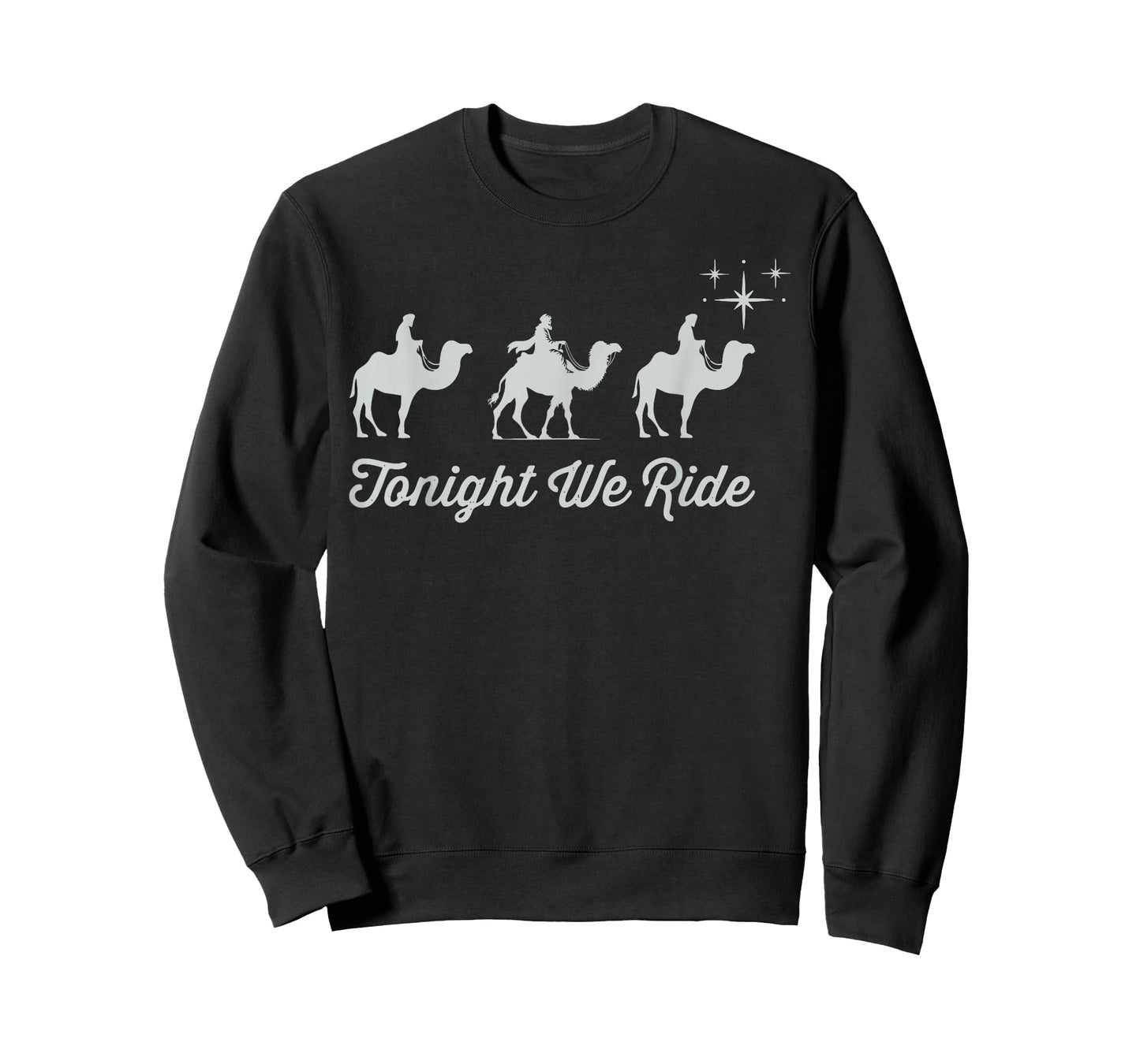 Tonight We Ride Christmas, 3 Wise Men, Christian Christmas T-Shirt