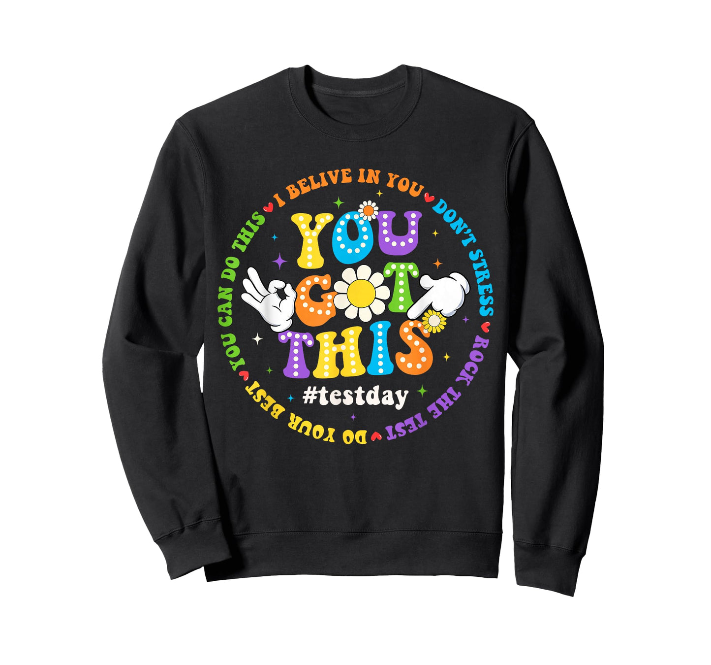 You Got This Dont Stress Rock The Test Testing Day Kids T-Shirt