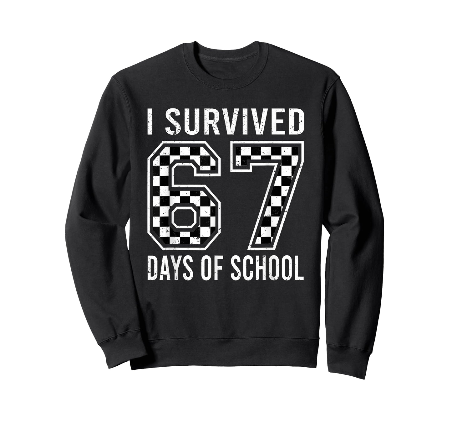I Survived 67 Days of School Funny Six Seven 6 7 Meme Z Gen T-Shirt