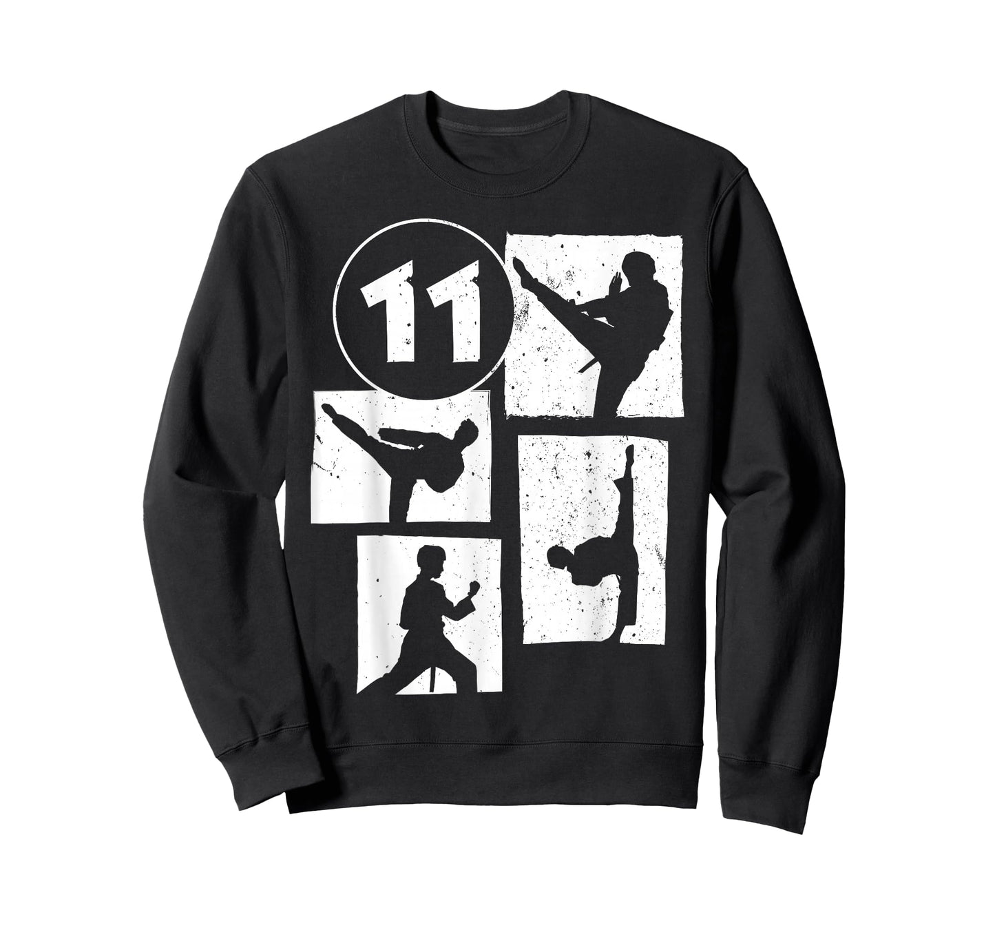 11th Birthday Karate Taekwondo 11 Years Old Boy Martial Arts T-Shirt
