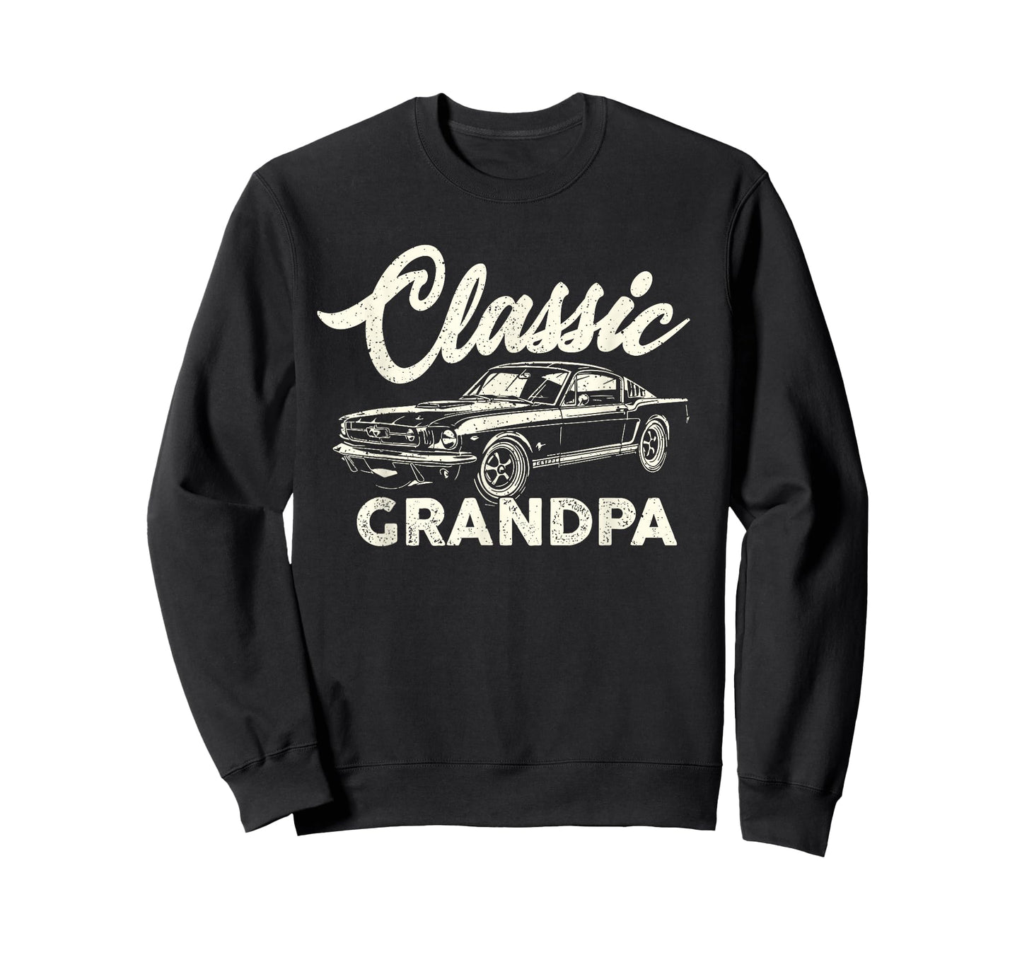 Classic Grandpa Vintage Muscle Car for Men Grandfather T-Shirt