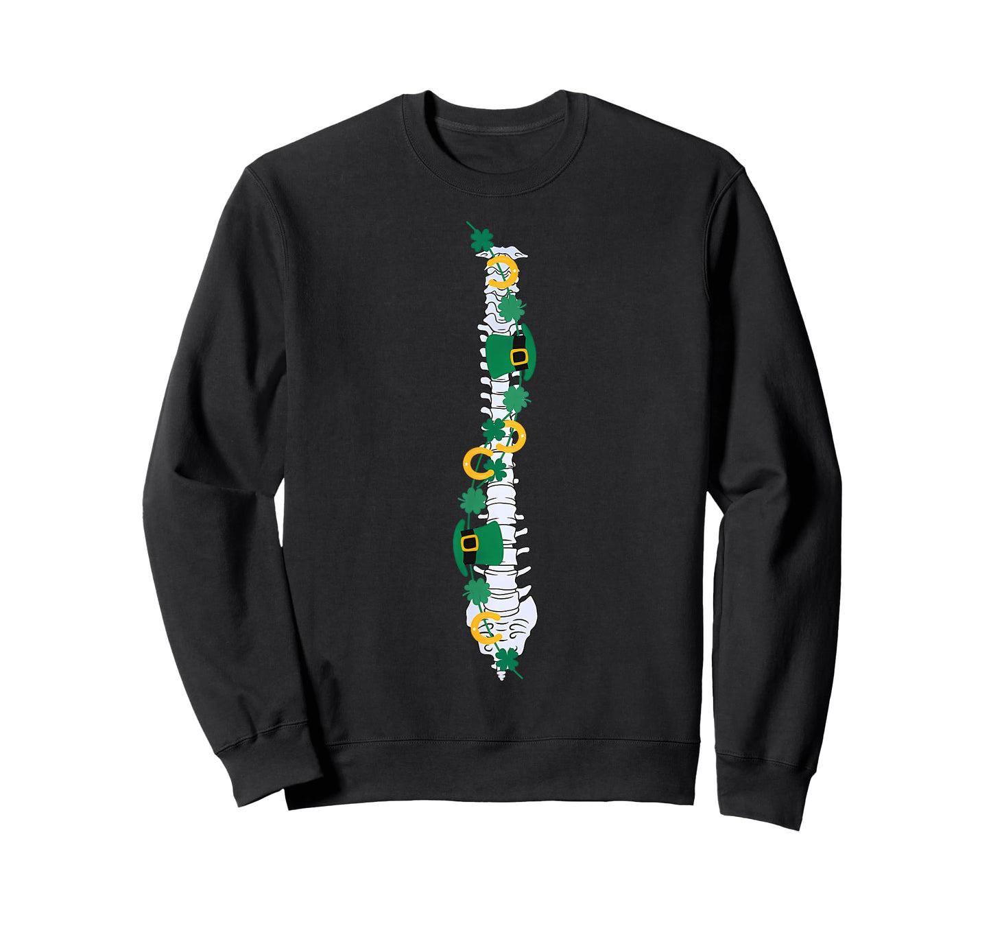 Chiropractor Doctor Patrick's Day Spine Shamrock Chiro Squad T-Shirt