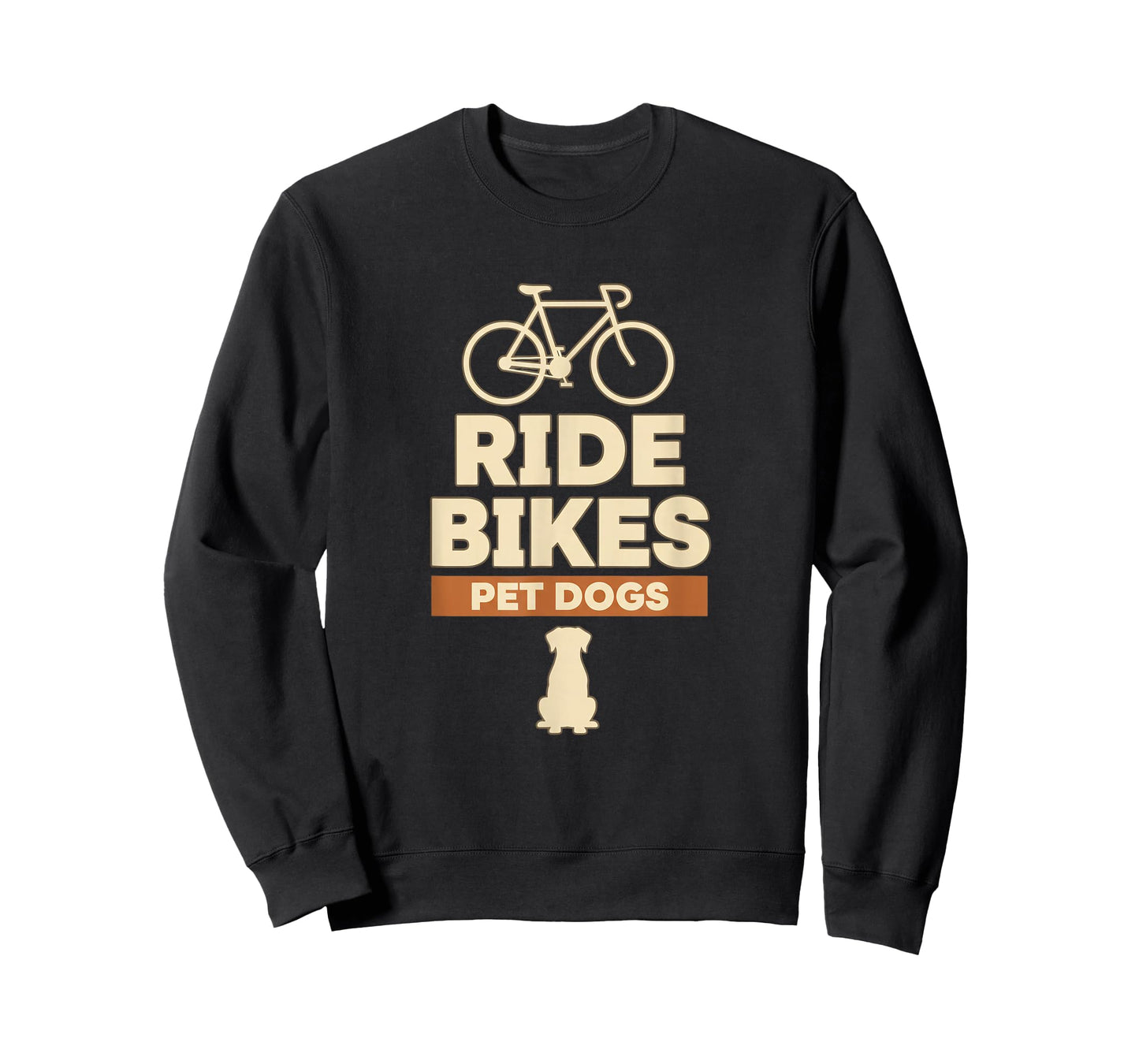 Dog Ride Bikes Pet Dogs Dog Lover Cycling Bicycle Design T-Shirt