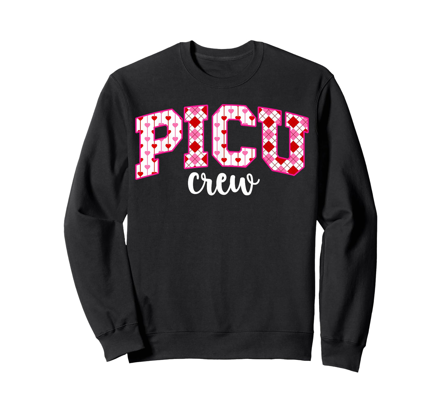 PICU Crew Valentine PICU Nurse Valentines Day PICU Nursing T-Shirt