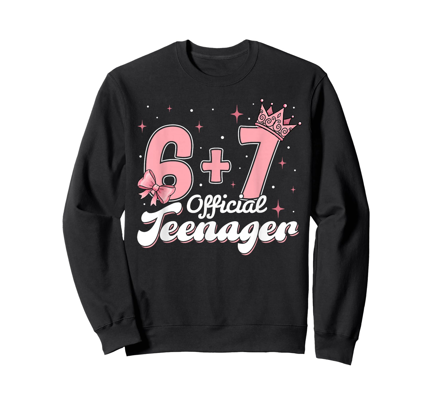 Pink Coquette 13th Birthday 67 Meme 6+7 Official Teenager T-Shirt