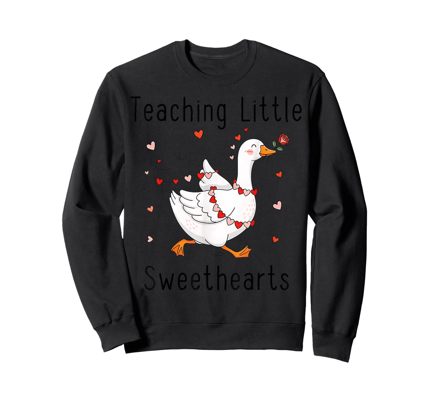 Teaching Sweethearts Silly Goose Valentines Teacher T-Shirt