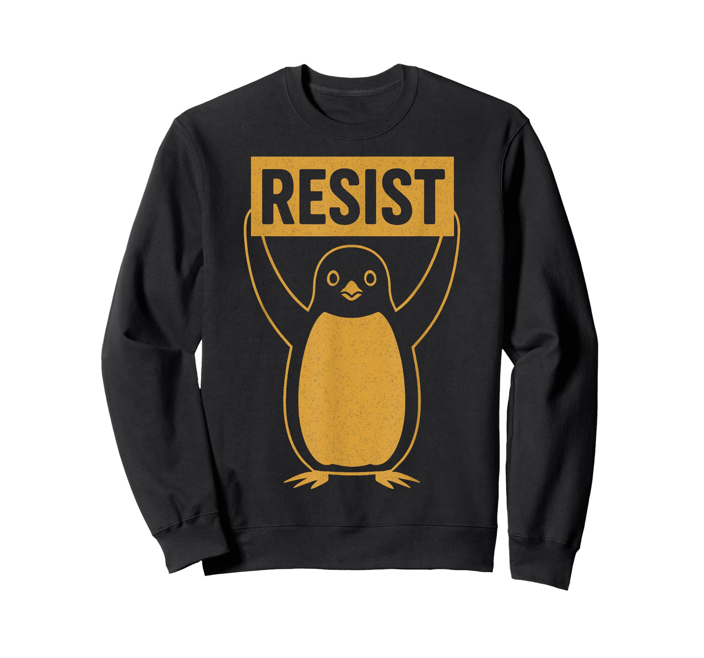 Resist Sign Rebel Penguin Activist Protest High Tariffs T-Shirt