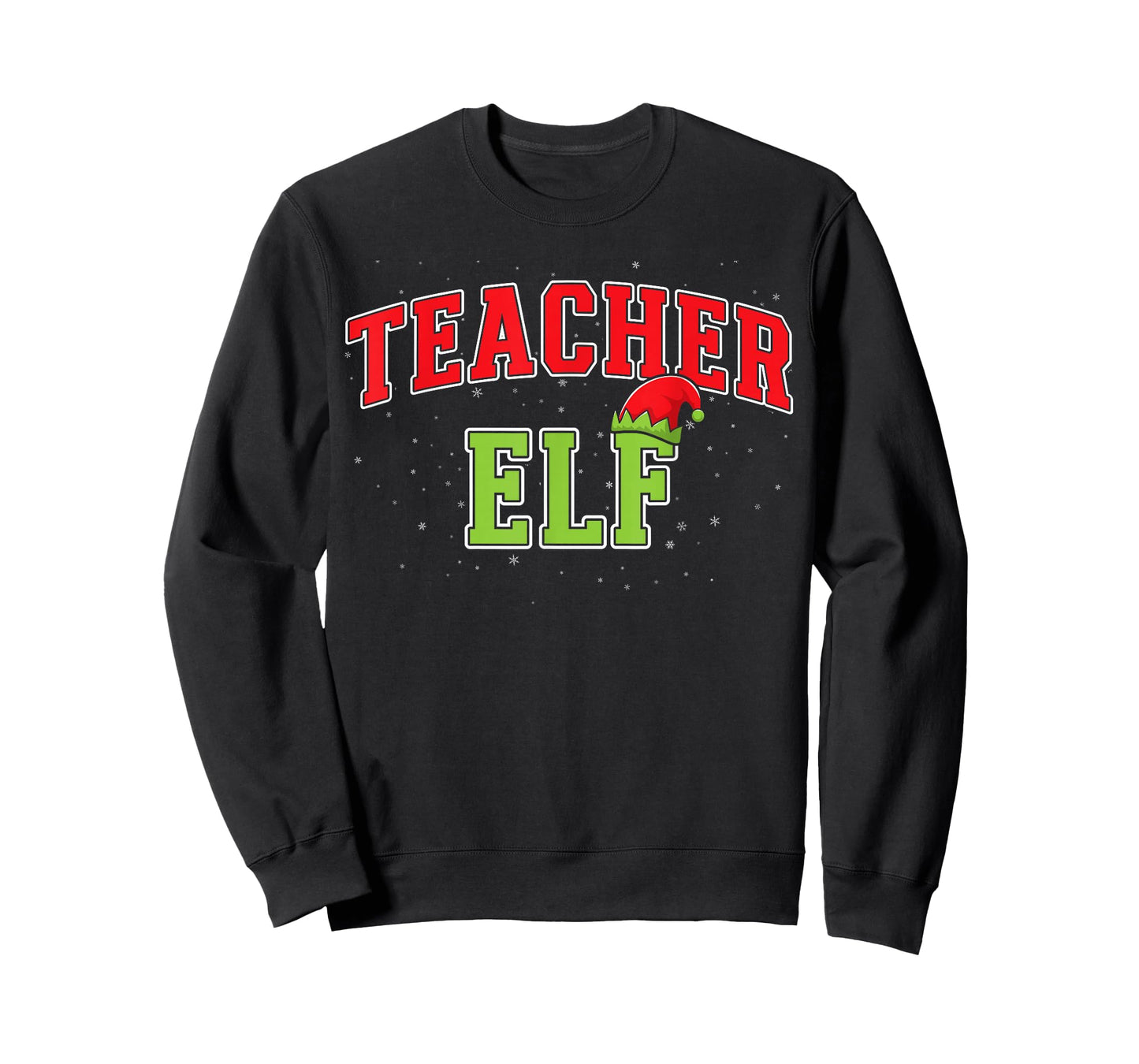 Teacher Elf Christmas Family Matching Group Xmas Teaching T-Shirt