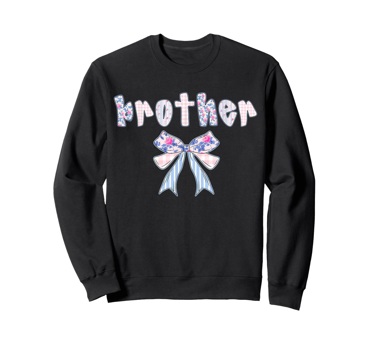 Brother Matching Family Group Flower Bow Birthday Girls T-Shirt