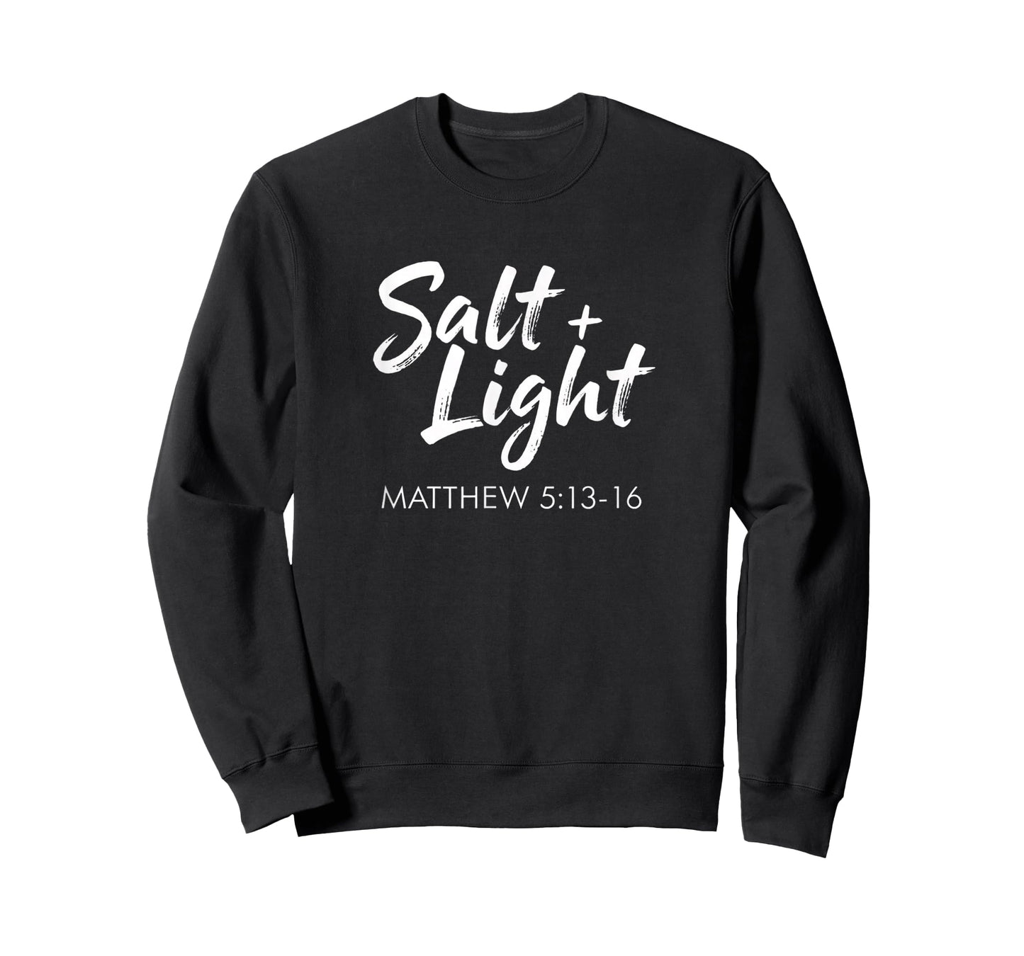 Christian Salt + Light Matthew 5:13-16 Bible Verse Faith T-Shirt