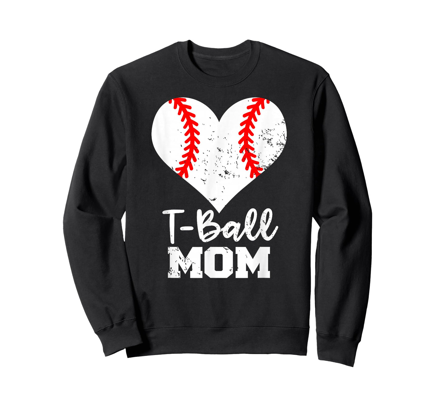 T-Ball Mom Heart Funny Tee Ball Mom T-Shirt