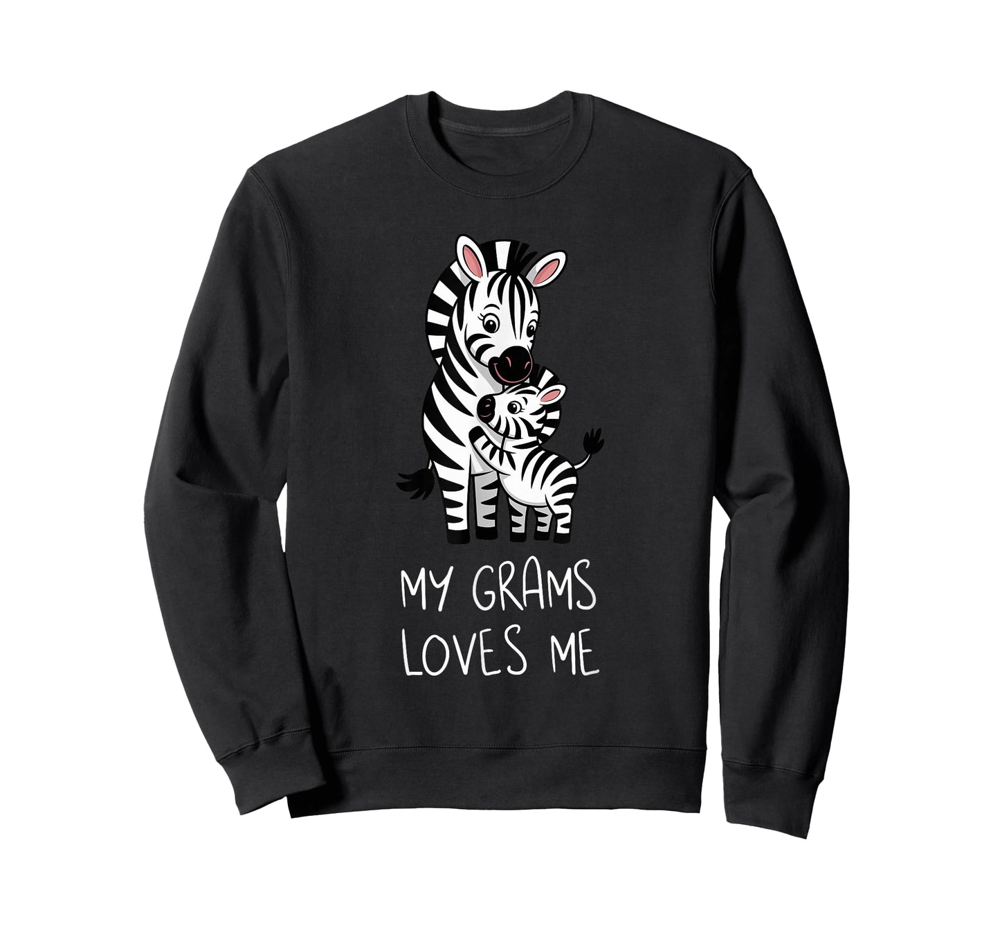 Cute Baby Zebra and Grandma My Grams Loves Me T-Shirt