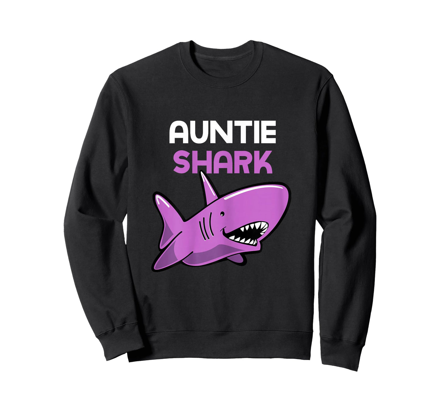 Auntie Shark Cool Funny Family T-Shirt