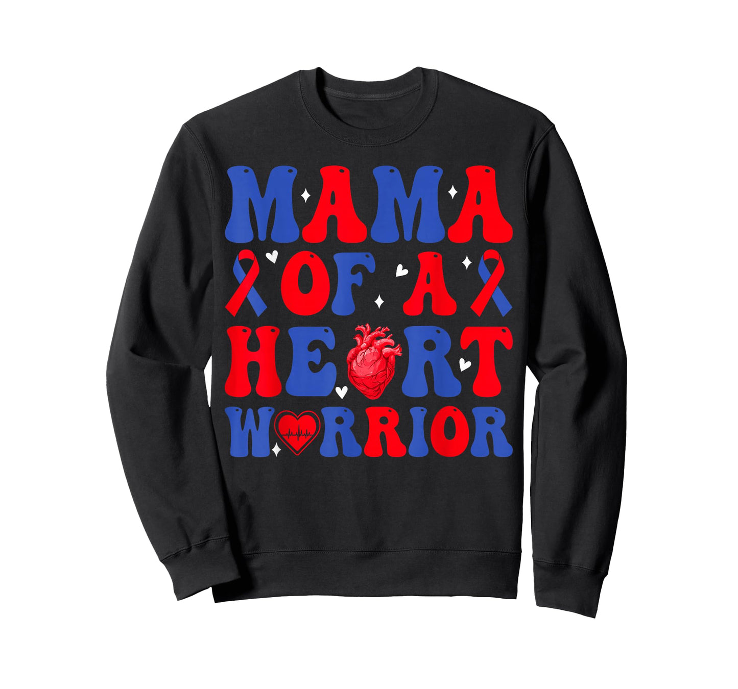 Mama of A Heart Warrior Congenital Heart Defect Awareness T-Shirt