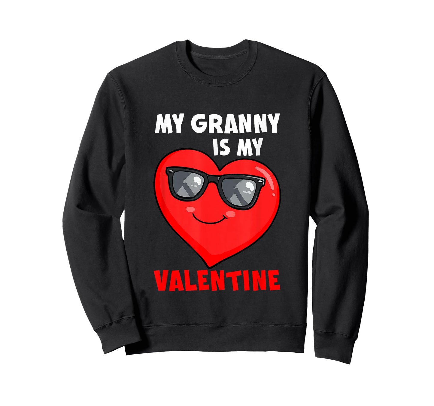 My Granny is My Valentine Heart Sunglasses Boys Proud Family T-Shirt
