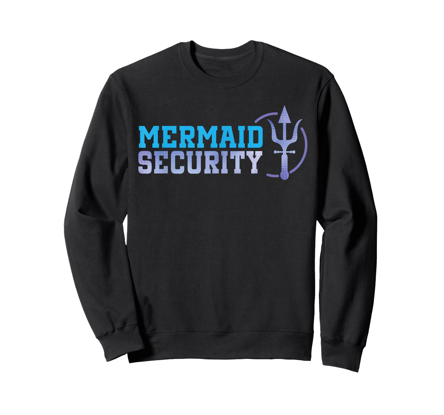 Mermaid Security Halloween Costume Dad Men Boy T-Shirt