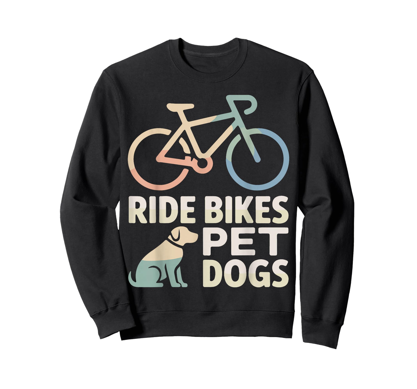 Ride Bikes Pet Dogs Bicycle Cycling Biking Dog Lover T-Shirt