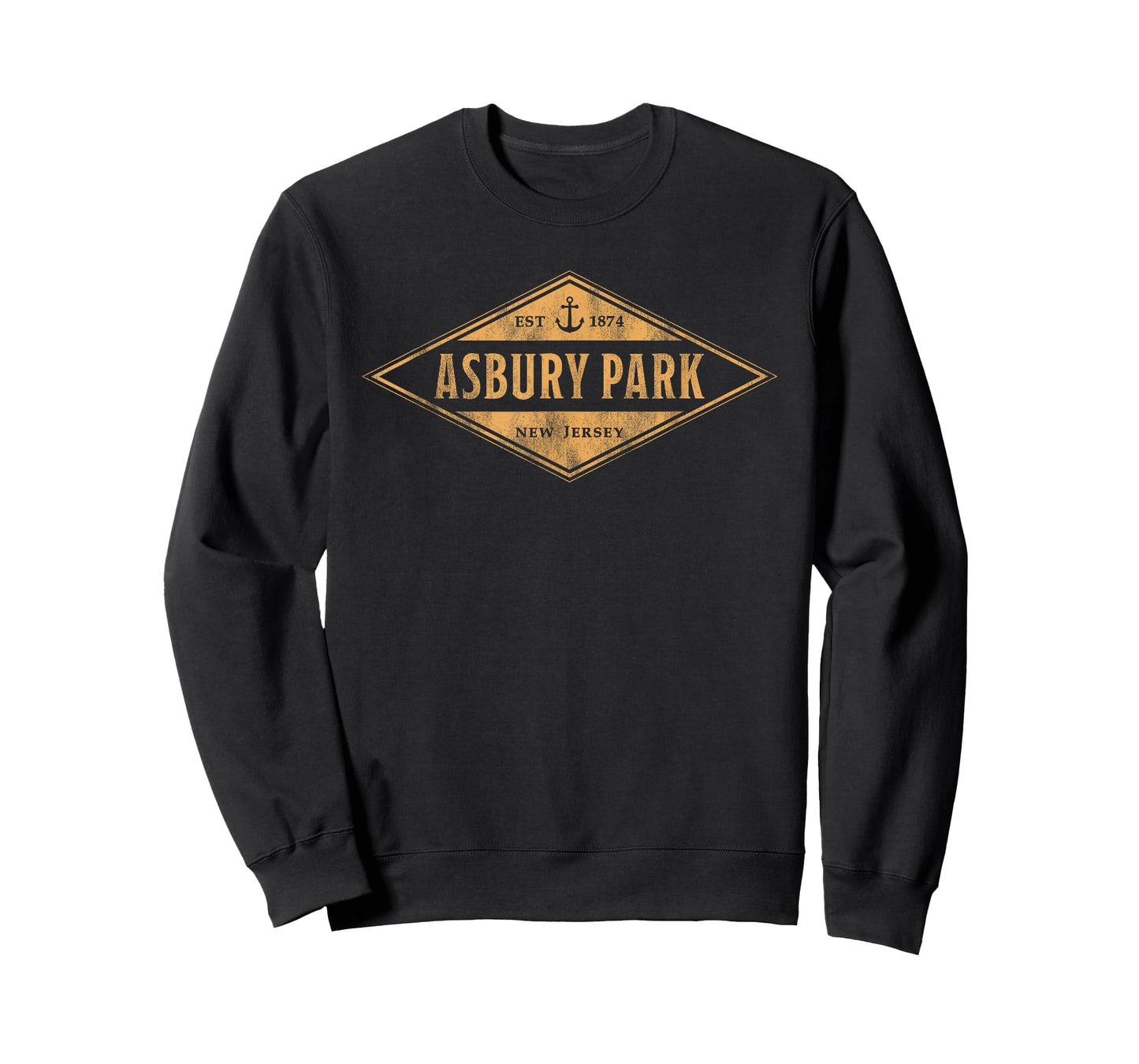 Asbury Park New Jersey NJ Souvenir Vacation Vintage Badge T-Shirt