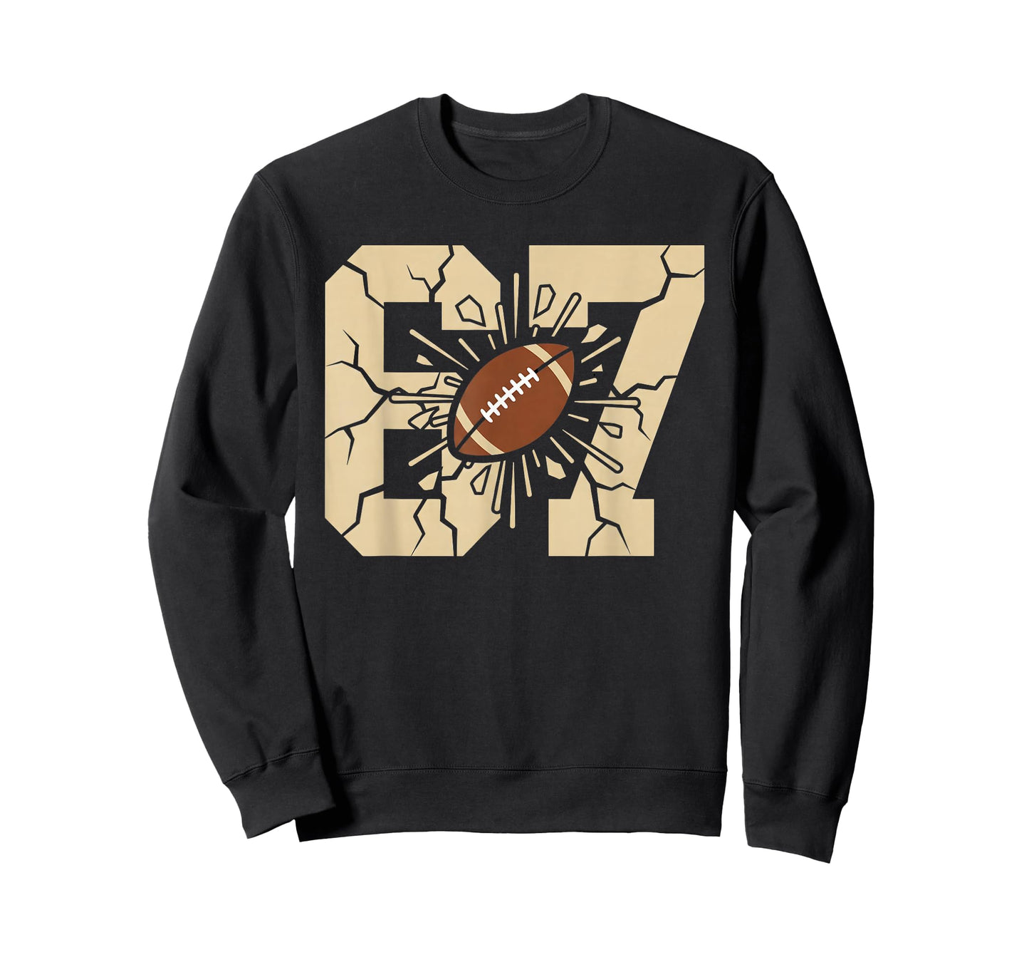 67 Football Six Seven 6 7 Meme - Funny 6-7 Drip American T-Shirt