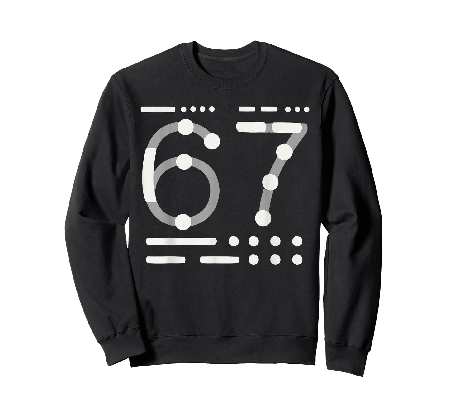 67 Shirt, Morse Code 67 Kid Meme six Seven Graphic Tees T-Shirt