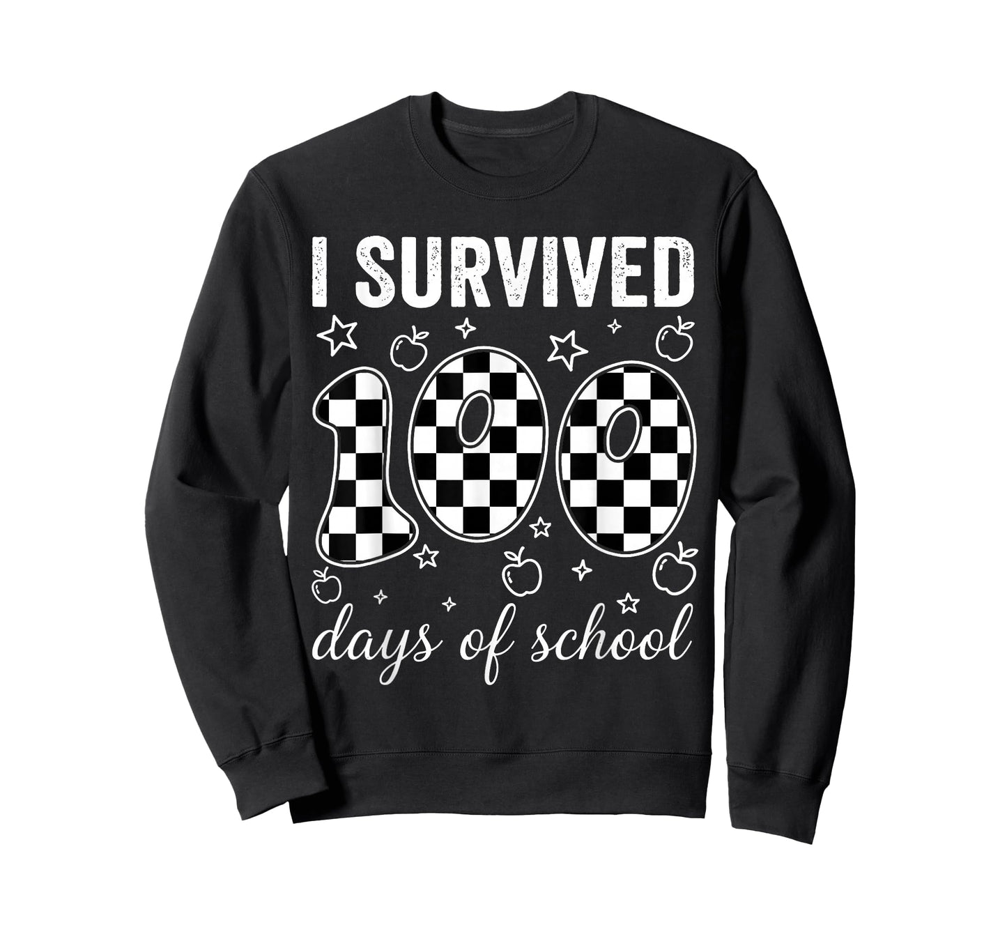 I Survived 100 Days of School Students Teachers 100th Day T-Shirt