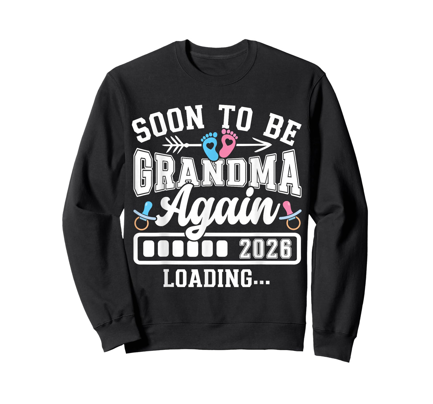 Soon to Be Grandma Again 2026 Loading Pregnancy Announcement T-Shirt