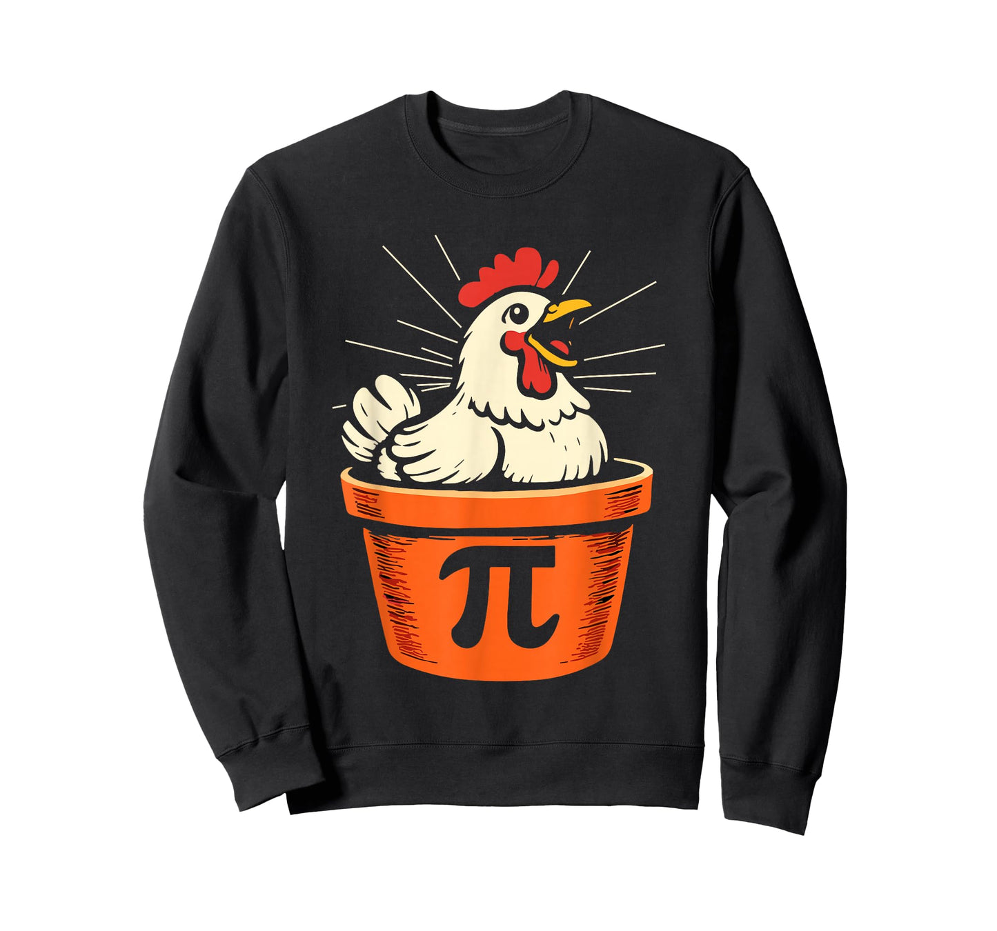 Funny Chicken Pot Pi Day Pie Math Lover 3.14 Men Women Kids T-Shirt