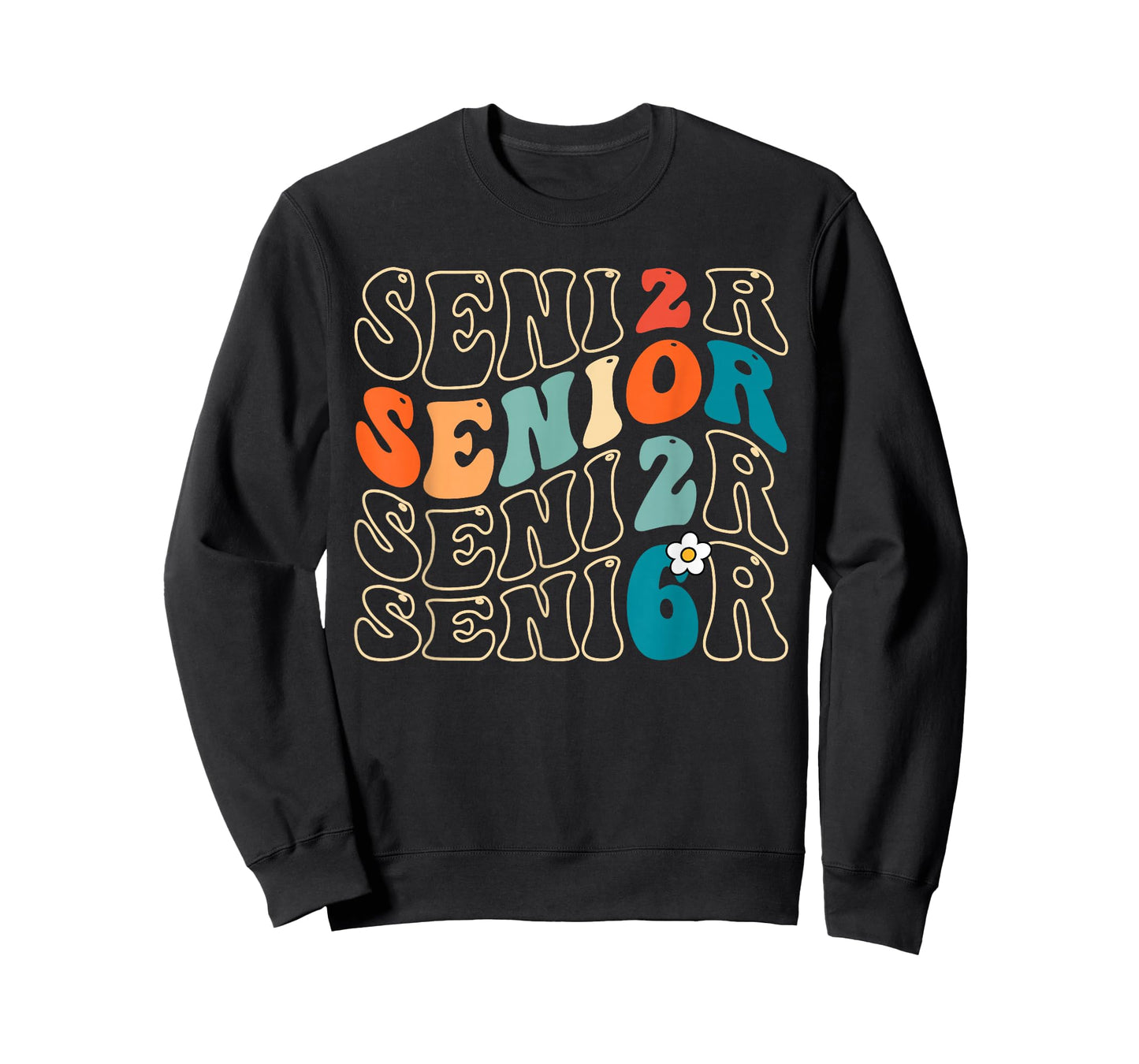 Senior 2026 Class of 2026 Retro Groovy Graduation Grad Women T-Shirt
