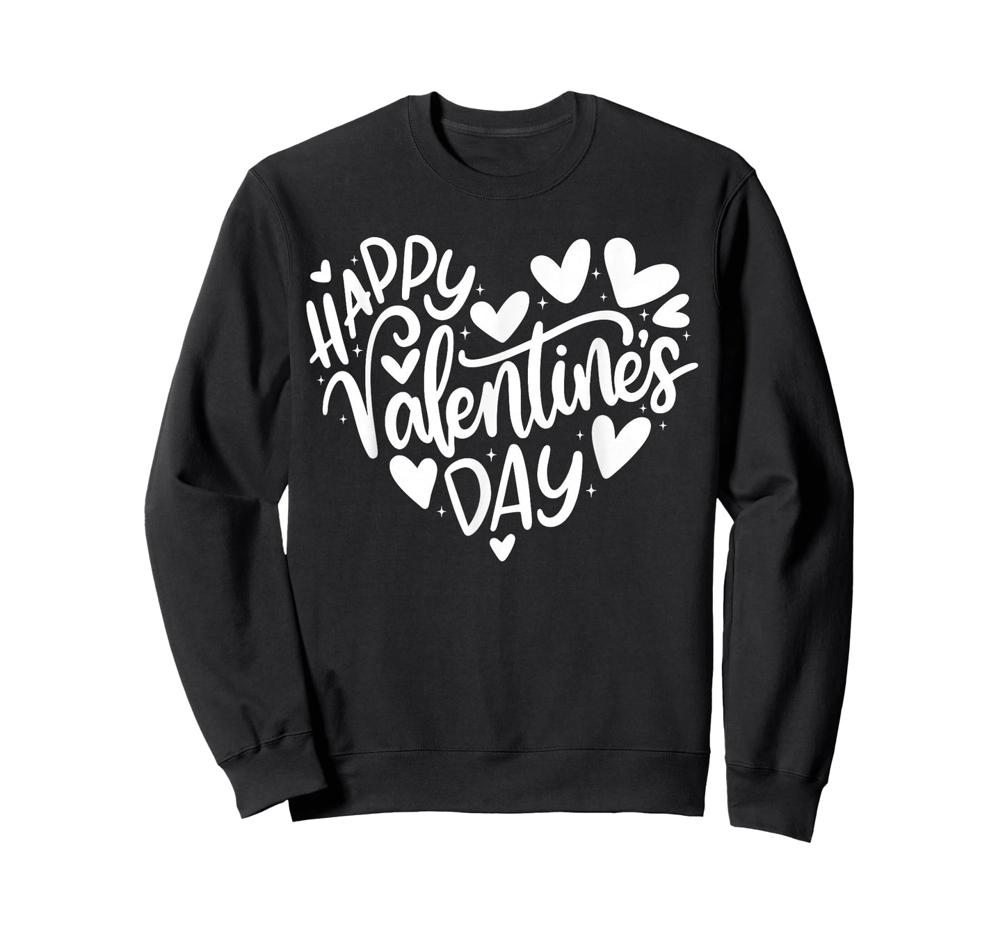 Happy Valentines Red Heart Women Girl Men Outfit T-Shirt