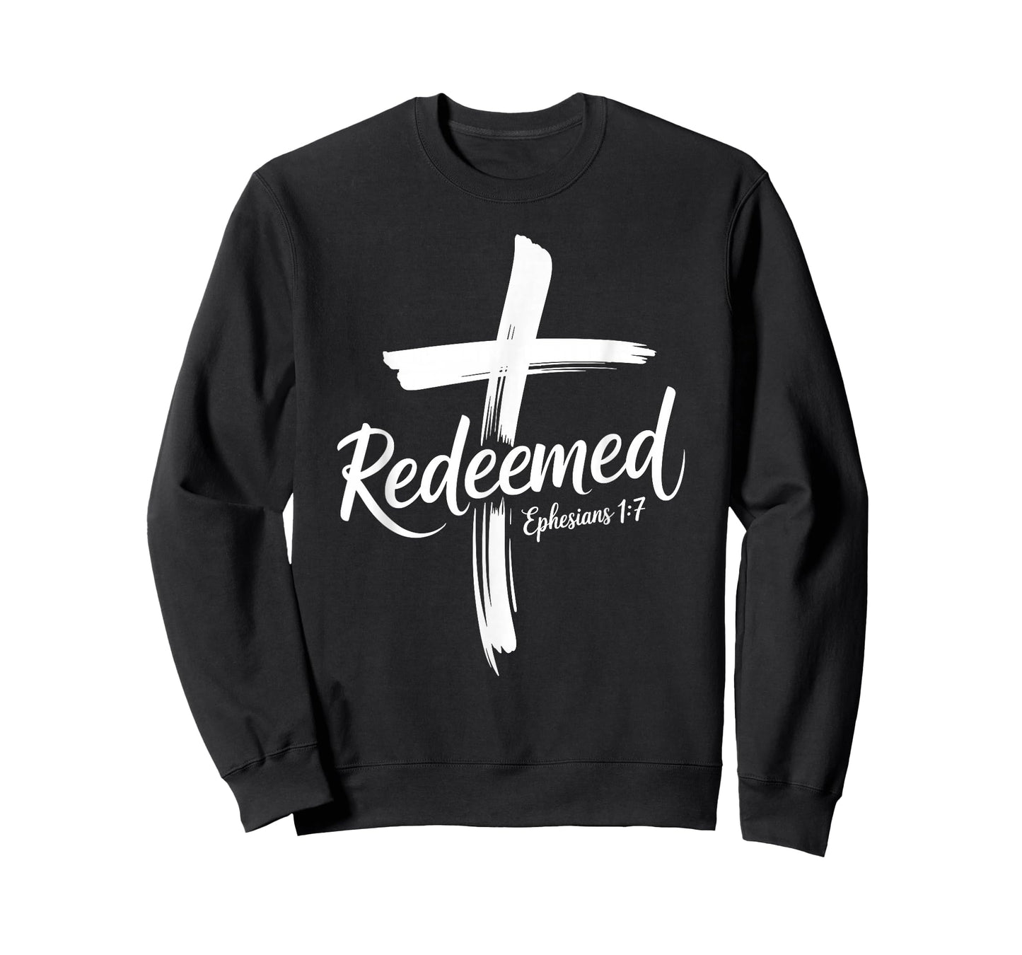 Cross Redeemed Through Jesus Christ Faith Christian T-Shirt