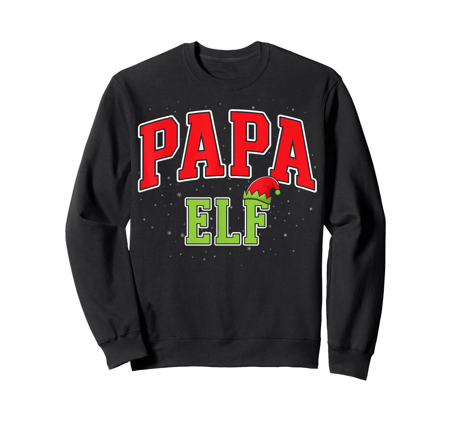 Papa Elf Christmas Family Matching Group Xmas Father T-Shirt