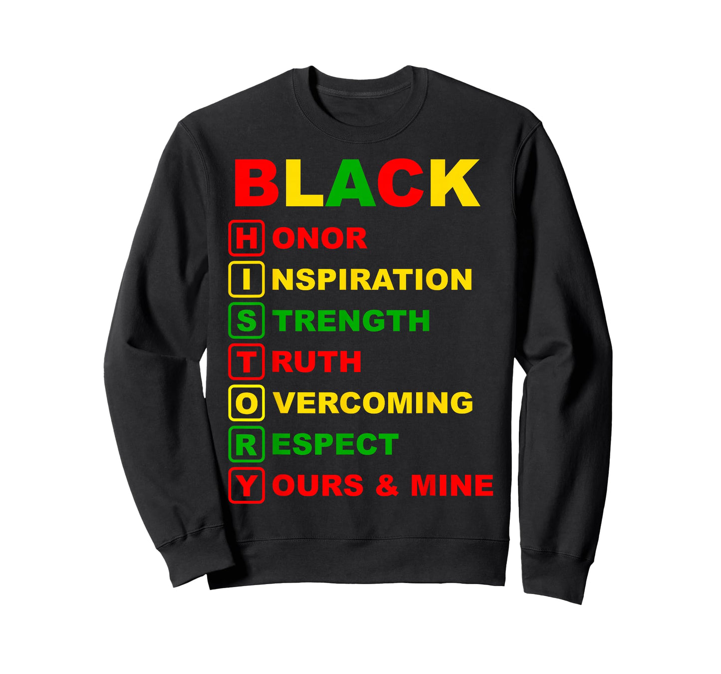 Black History Month Pride Melanin African American Men Women T-Shirt
