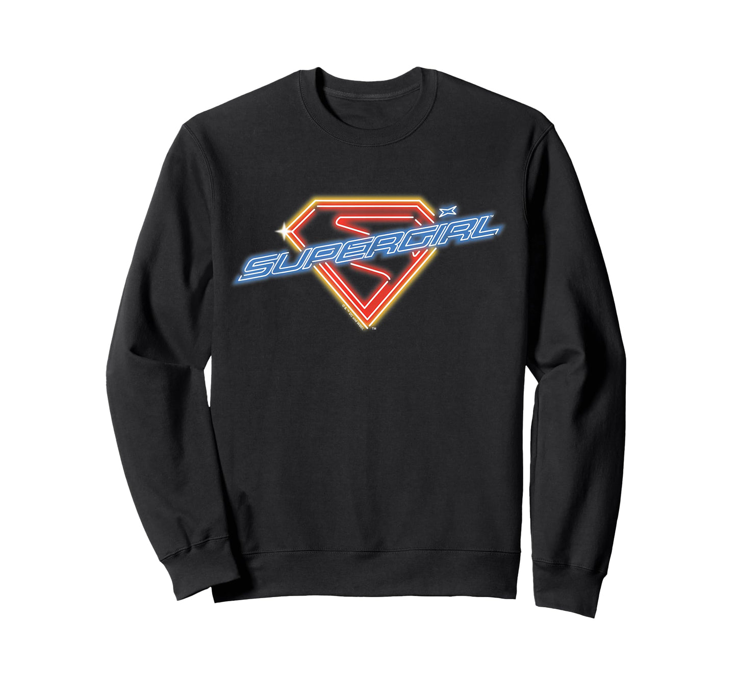 Supergirl 2026 Neon Glow Shield T-Shirt