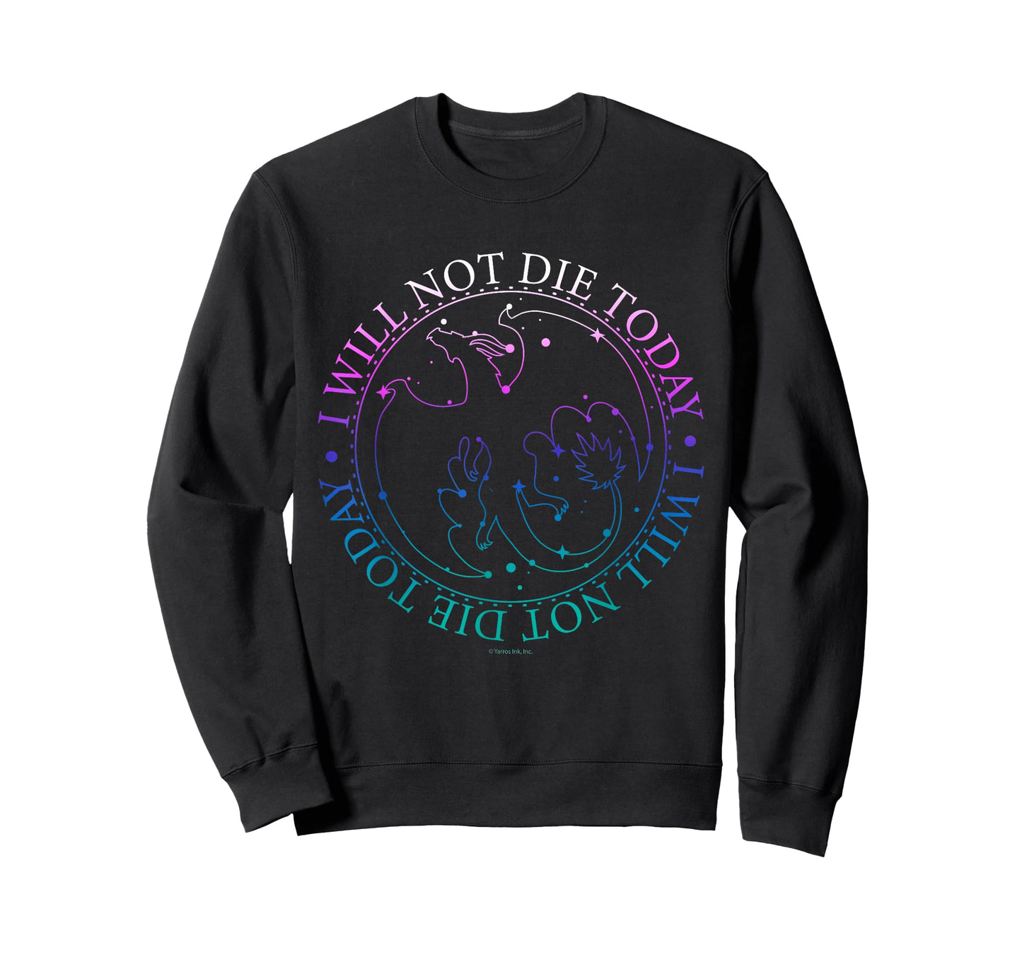 Fourth Wing I Will Not Die Today Star Gradient T-Shirt