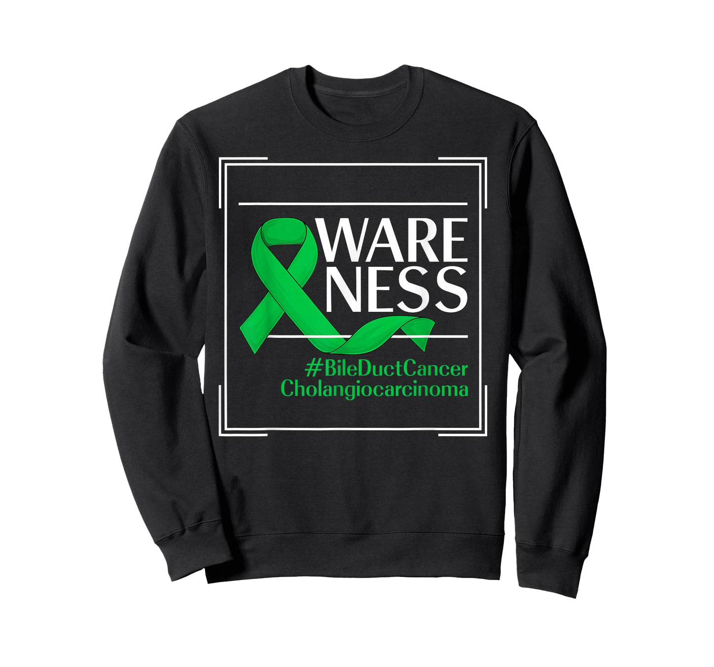 Bile Duct Cancer Awareness Month Warriors Kelly Green Ribbon T-Shirt