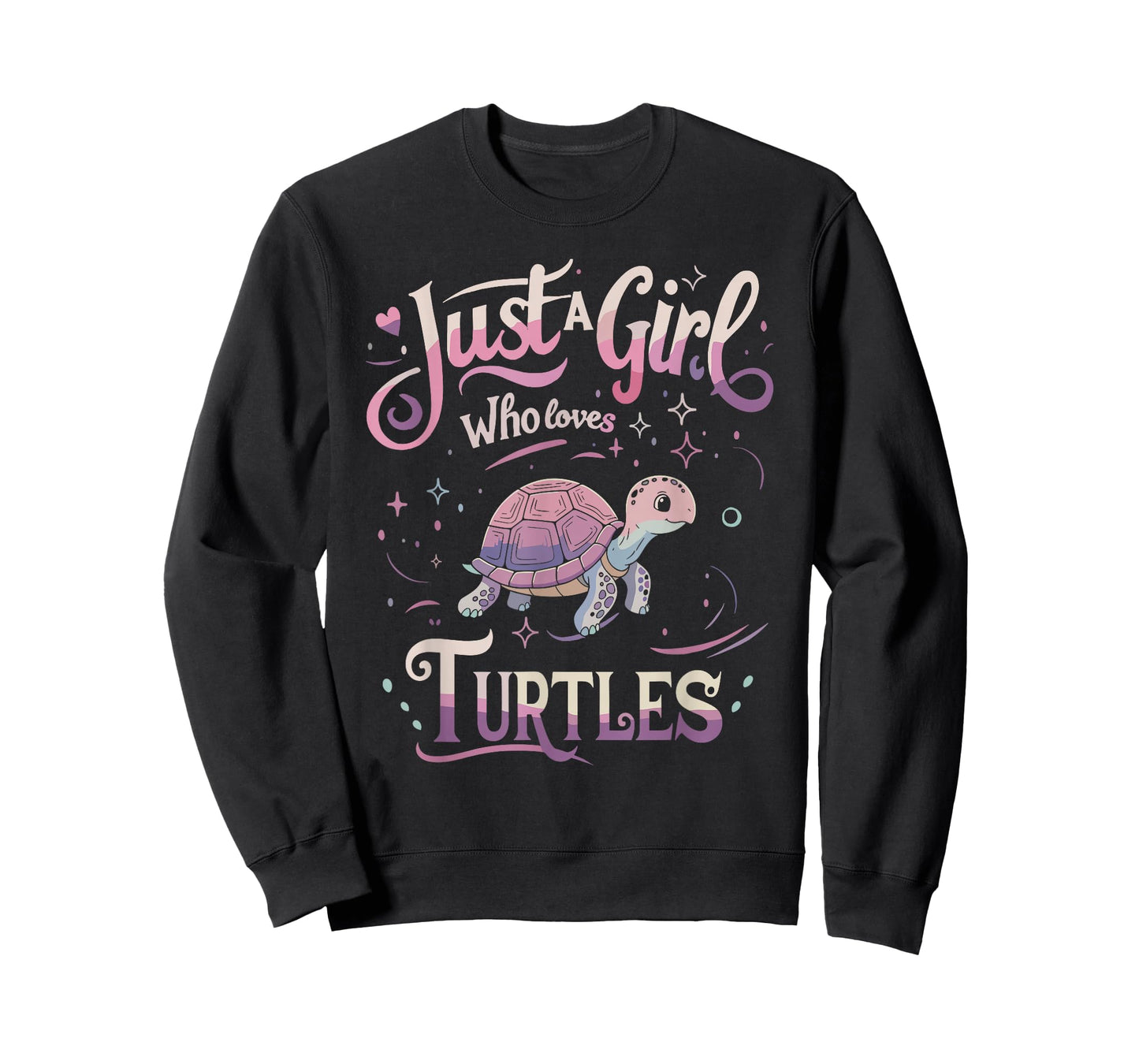 Turtle Cute Girl Men Women T-Shirts T-Shirt