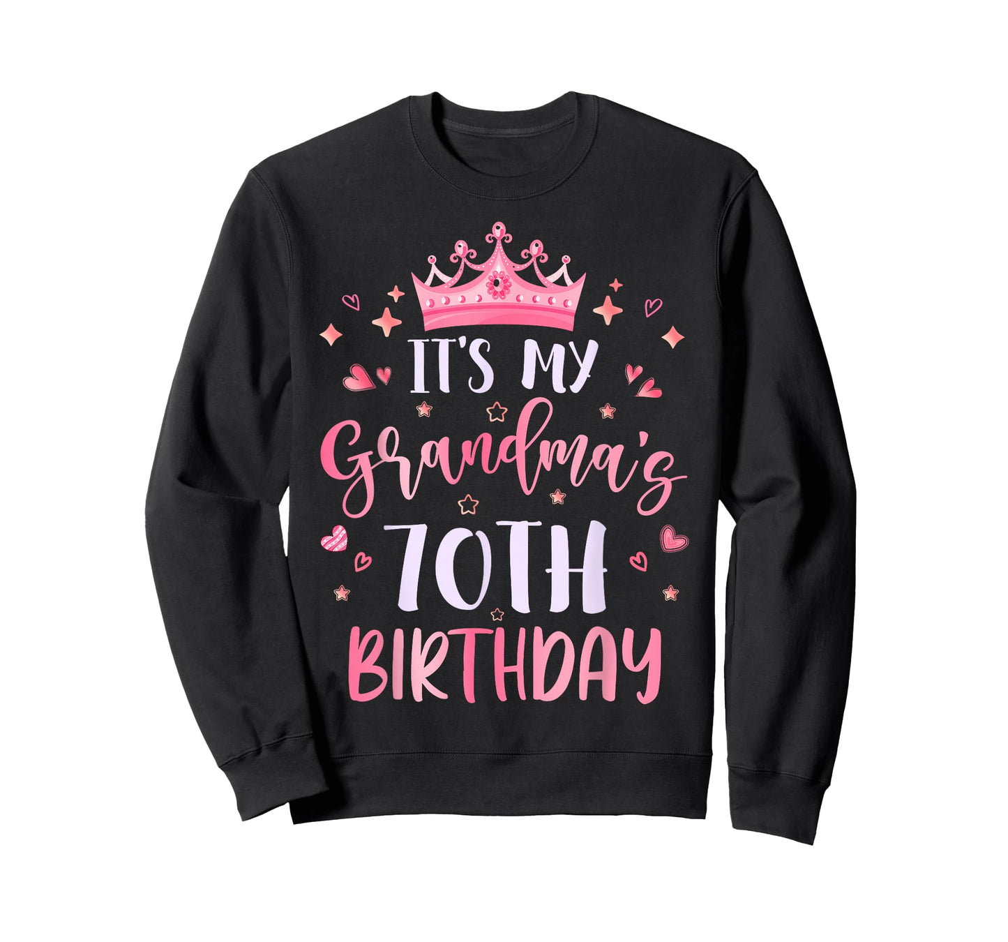 It's My Grandma's 70th Birthday Pink Happy 70 Years Old T-Shirt