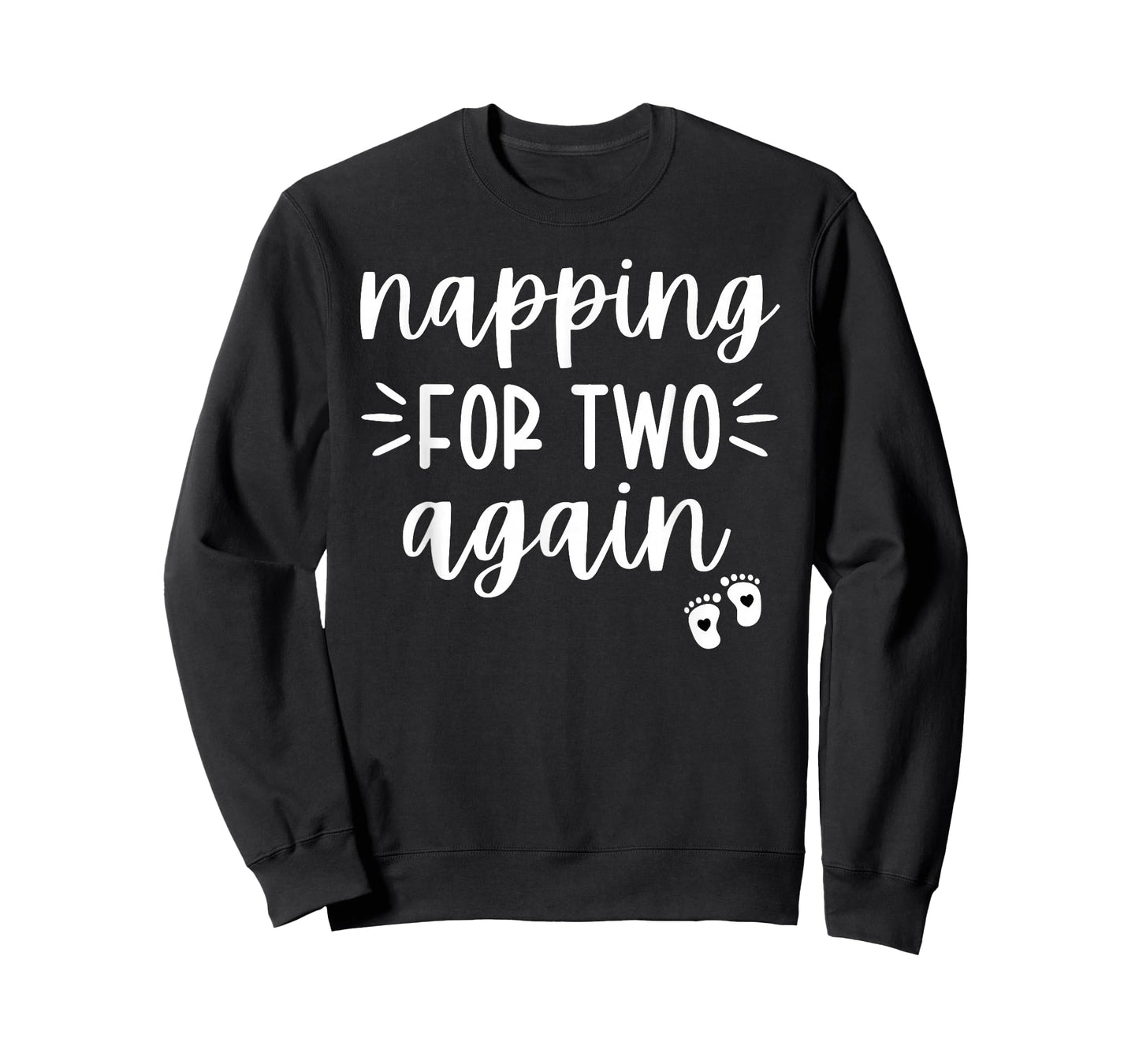 Napping for Two Again 2nd Pregnancy Announcement Mommy Baby T-Shirt
