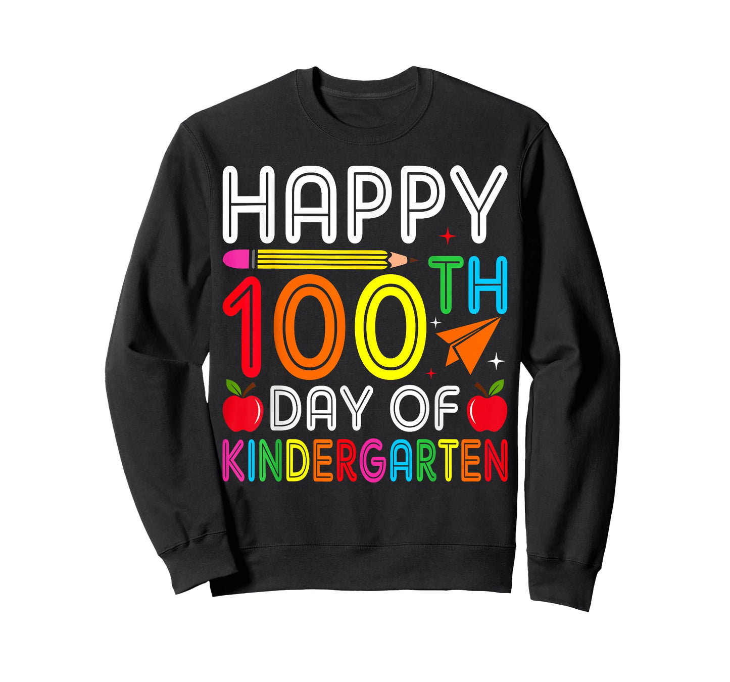 Happy 100th Day of Kindergarten Teacher or Student T-Shirt