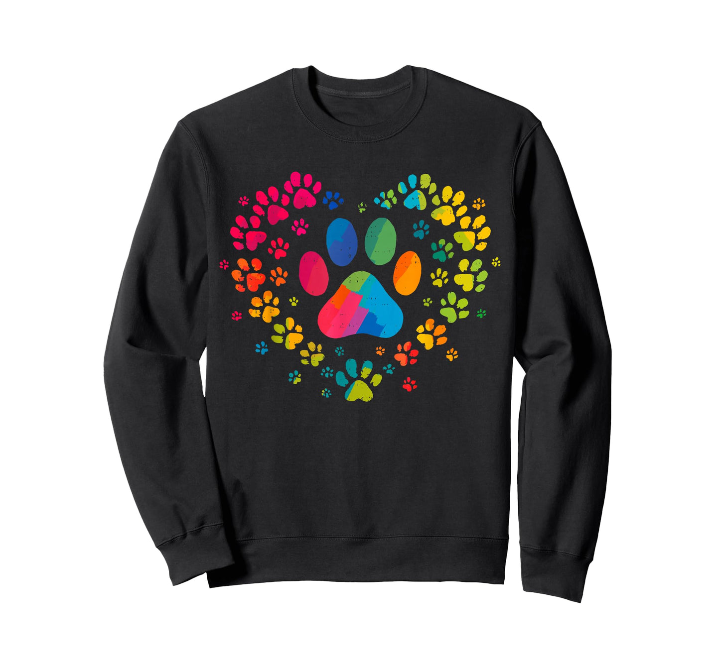 Dog Paw Heart Animal Lover Puppy Pet Mom Women Girls Kids T-Shirt