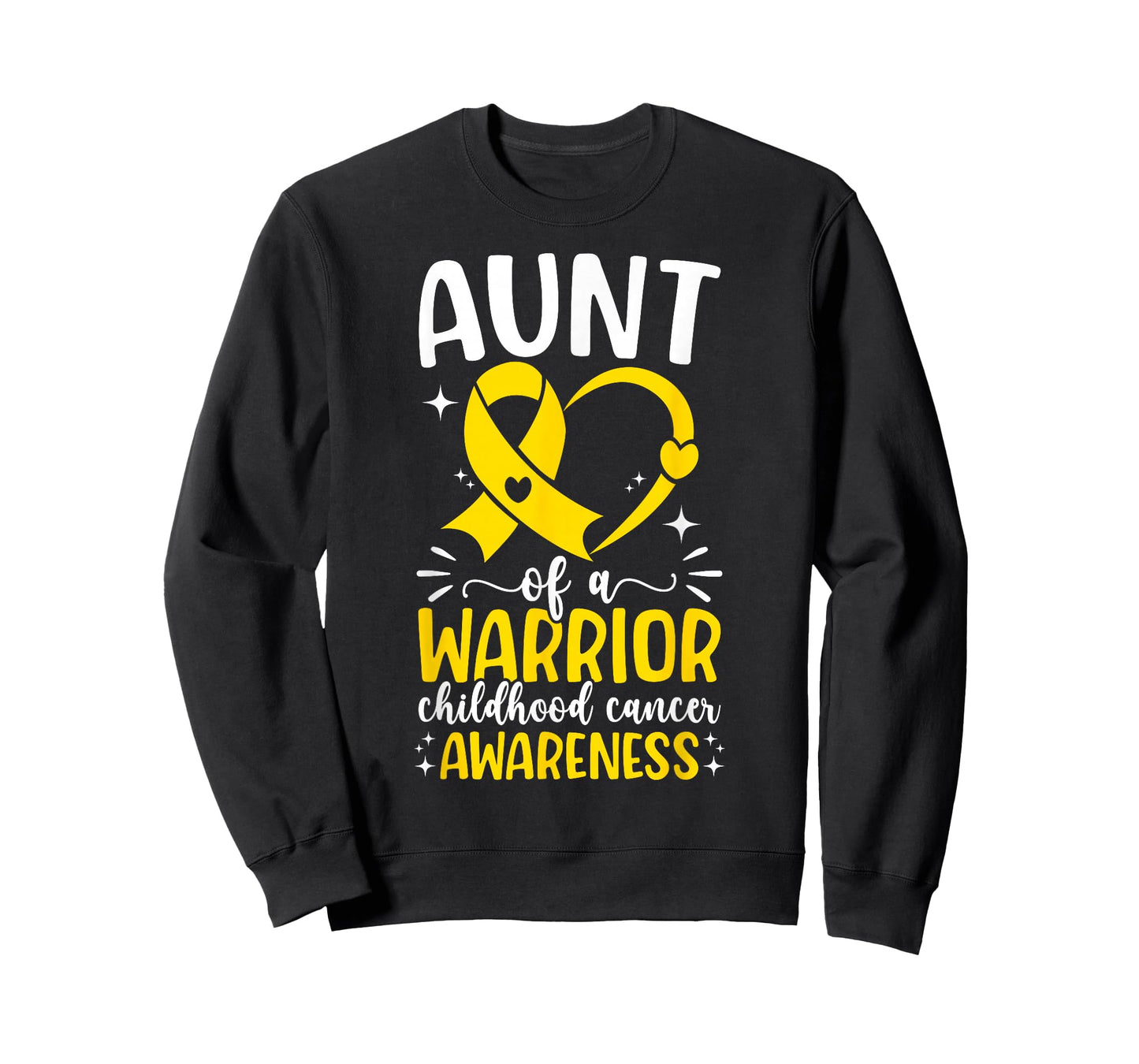 Childhood Cancer Aunt of A Childhood Cancer Warrior Aunt T-Shirt