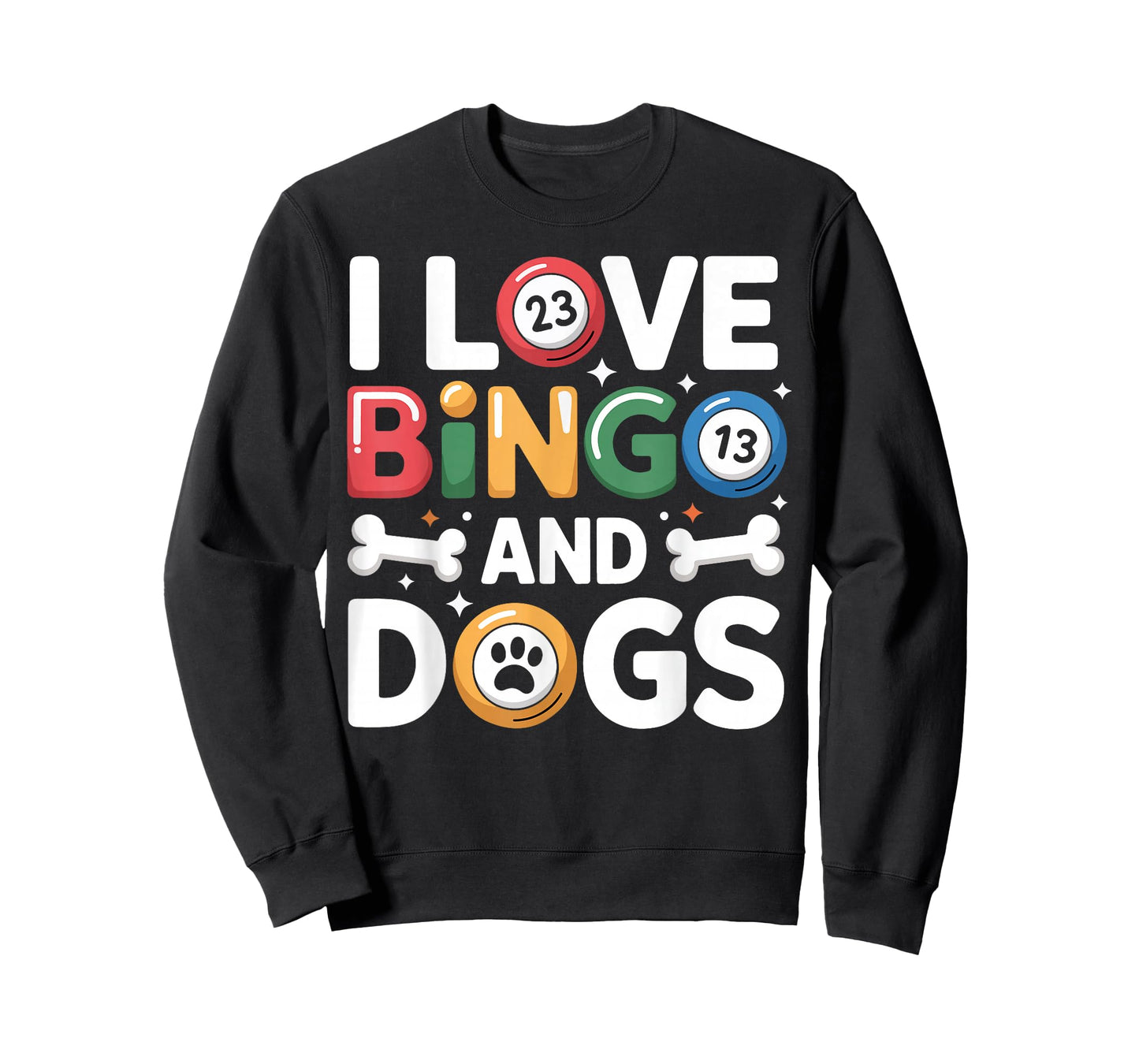 Bingo Player Dog I Love Bingo and Dogs T-Shirt