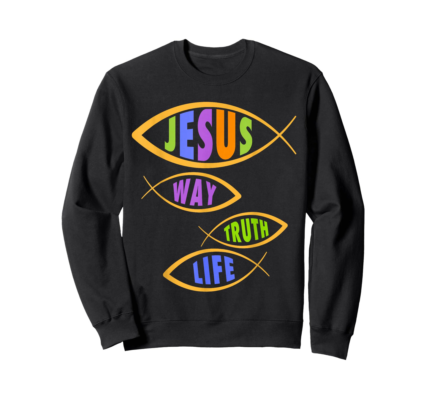 Bible Verse Christian Faith Jesus The Way Truth Life T-Shirt