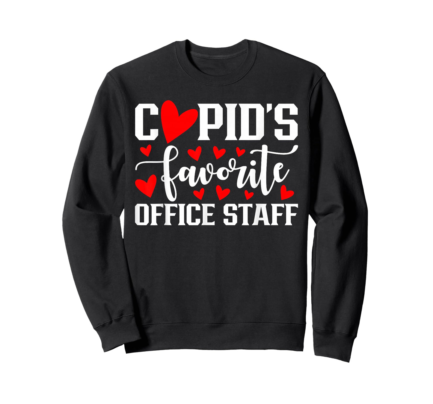 Cupid's Favorite Office Staff Cute Heart Valentine's Day T-Shirt